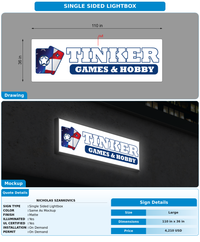 CUSTOM MOCKUP SIGN FOR Nicholas Szankovics