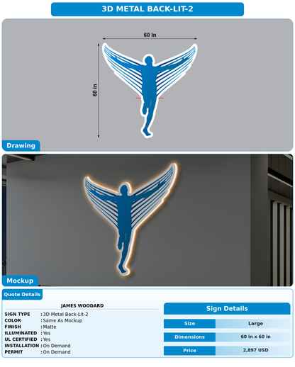 CUSTOM MOCKUP SIGN FOR James Woodard