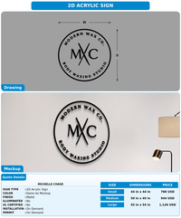 CUSTOM MOCKUP SIGN FOR Michelle Chase