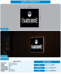CUSTOM MOCKUP SIGN FOR Sonia orosco