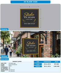 CUSTOM MOCKUP SIGN FOR Amanda Cooper