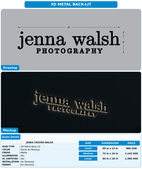 CUSTOM MOCKUP SIGN FOR Jenna Crevier-Walsh