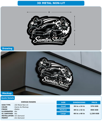 CUSTOM MOCKUP SIGN FOR Sherian Rogers