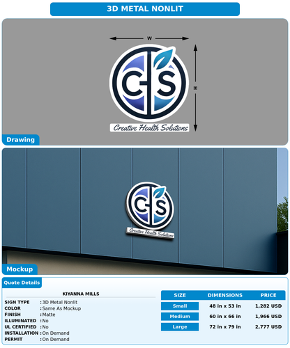 CUSTOM MOCKUP SIGN FOR Kiyanna mills