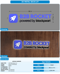 CUSTOM MOCKUP SIGN FOR Joshua Hameier
