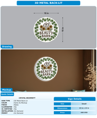 CUSTOM MOCKUP SIGN FOR Crystal Brummett
