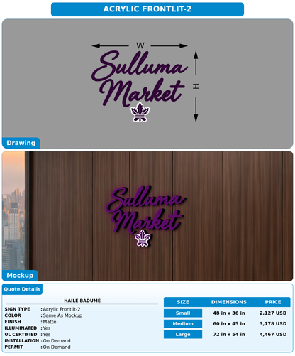 CUSTOM MOCKUP SIGN FOR Haile badume