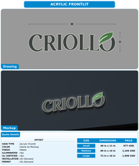 CUSTOM MOCKUP SIGN FOR OFFSET