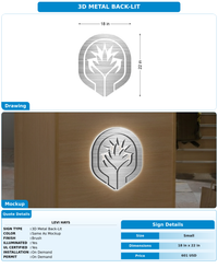 CUSTOM MOCKUP SIGN FOR Levi Hays