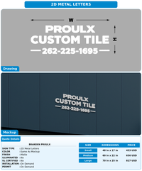 CUSTOM MOCKUP SIGN FOR Branden Proulx
