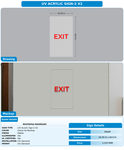 CUSTOM MOCKUP SIGN FOR Mustapha MAHMOUDI