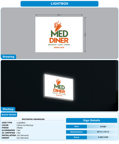 CUSTOM MOCKUP SIGN FOR Mustapha MAHMOUDI