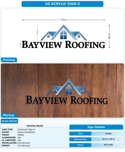CUSTOM MOCKUP SIGN FOR Crystal Ralph