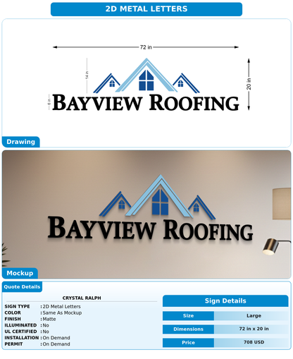 CUSTOM MOCKUP SIGN FOR Crystal Ralph