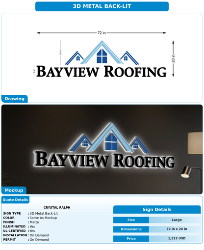 CUSTOM MOCKUP SIGN FOR Crystal Ralph