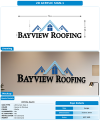 CUSTOM MOCKUP SIGN FOR Crystal Ralph