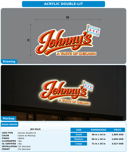 CUSTOM MOCKUP SIGN FOR Jeo solis