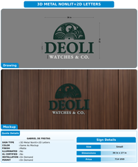 CUSTOM MOCKUP SIGN FOR Gabriel de freitas