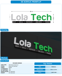 CUSTOM MOCKUP SIGN FOR Richard Borges