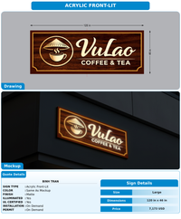 CUSTOM MOCKUP SIGN FOR Binh Tran