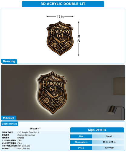 CUSTOM MOCKUP SIGN FOR Shelley t