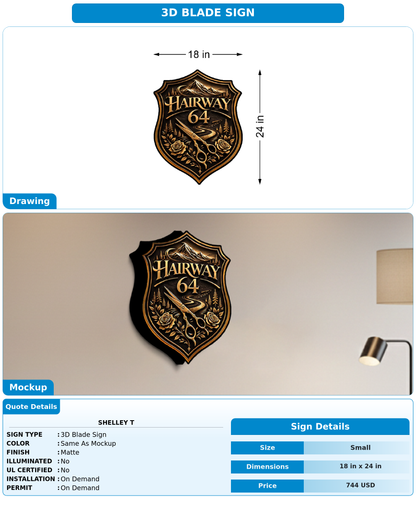 CUSTOM MOCKUP SIGN FOR Shelley t