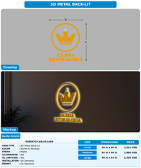 CUSTOM MOCKUP SIGN FOR Roberto Carlos Lara
