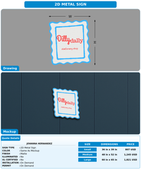 CUSTOM MOCKUP SIGN FOR Jovanna Hernandez