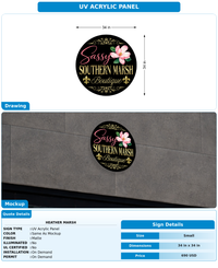 CUSTOM MOCKUP SIGN FOR Heather Marsh