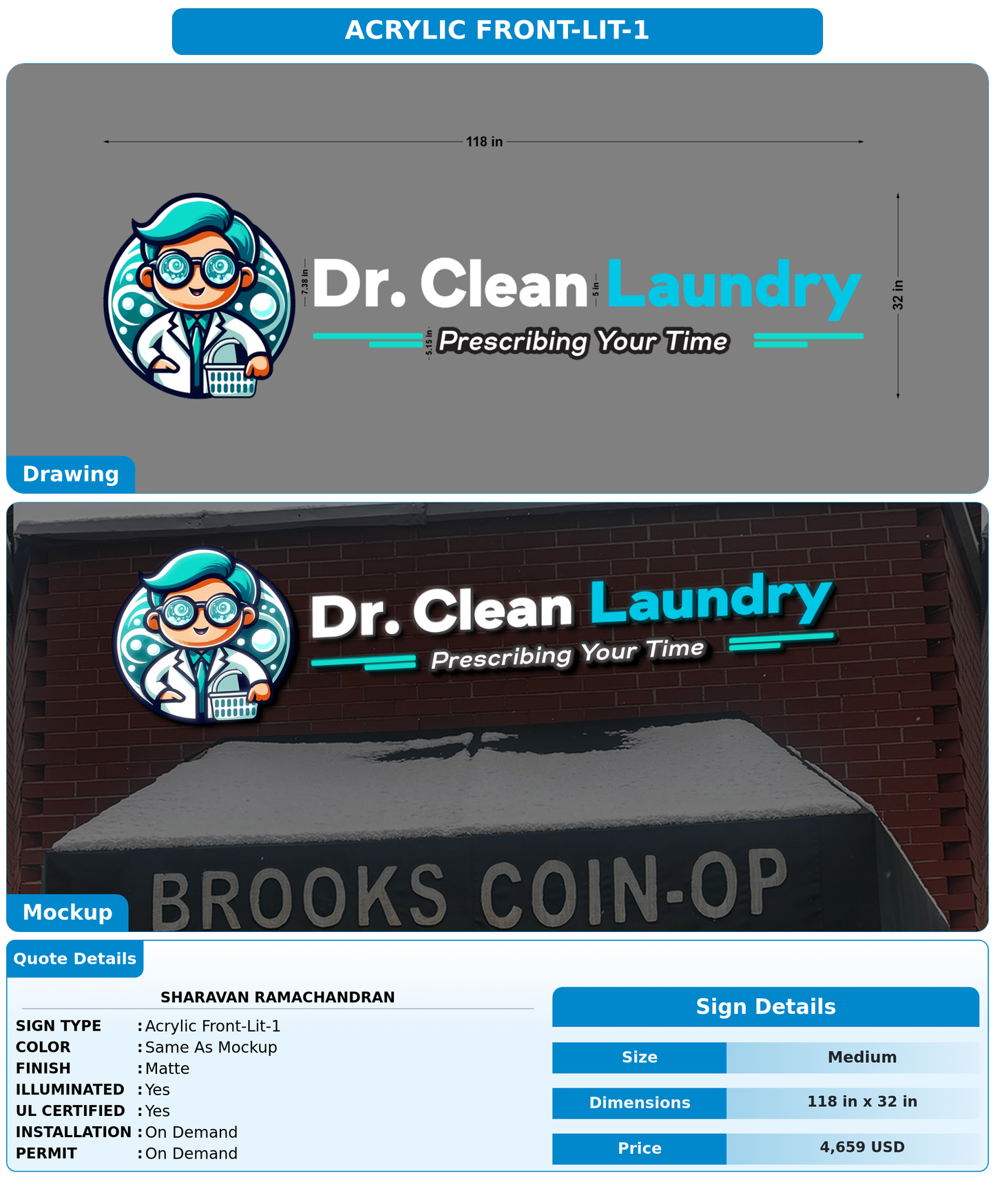 CUSTOM MOCKUP SIGN FOR Sharavan Ramachandran