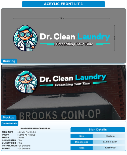 CUSTOM MOCKUP SIGN FOR Sharavan Ramachandran