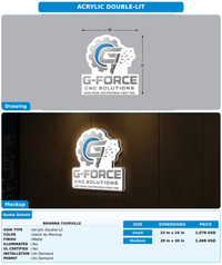 CUSTOM MOCKUP SIGN FOR Brianna courville