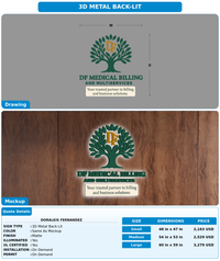 CUSTOM MOCKUP SIGN FOR Doralkis Fernandez