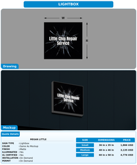 CUSTOM MOCKUP SIGN FOR Megan Little