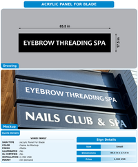CUSTOM MOCKUP SIGN FOR VUNDI FAMILY