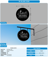 CUSTOM MOCKUP SIGN FOR Thomas smith