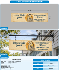 CUSTOM MOCKUP SIGN FOR Barbara Lavigne