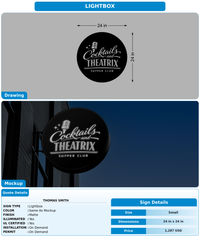 CUSTOM MOCKUP SIGN FOR Thomas Smith