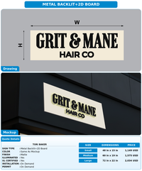 CUSTOM MOCKUP SIGN FOR Tori Baker