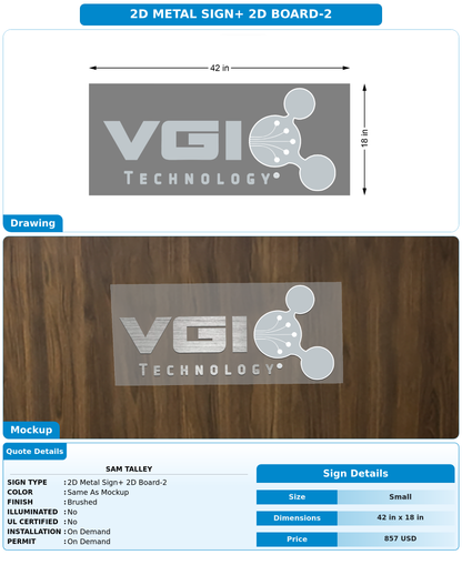 CUSTOM MOCKUP SIGN FOR Sam Talley