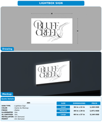 CUSTOM MOCKUP SIGN FOR ABS
