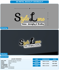 CUSTOM MOCKUP SIGN FOR Jailene Fernandez