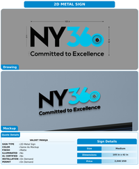 CUSTOM MOCKUP SIGN FOR Valdet Pangja