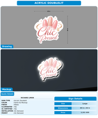 CUSTOM MOCKUP SIGN FOR Richard Limon