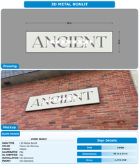 CUSTOM MOCKUP SIGN FOR VUNDI FAMILY