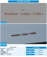 CUSTOM MOCKUP SIGN FOR Marta Lazorko