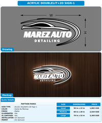 CUSTOM MOCKUP SIGN FOR Matthew Marez