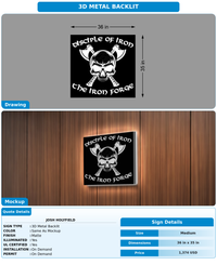 CUSTOM MOCKUP SIGN FOR Josh Holyfield