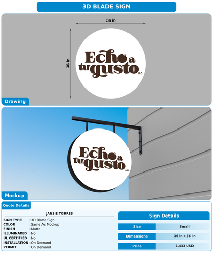 CUSTOM MOCKUP SIGN FOR Jansie Torres