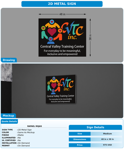 CUSTOM MOCKUP SIGN FOR Rafael rojas